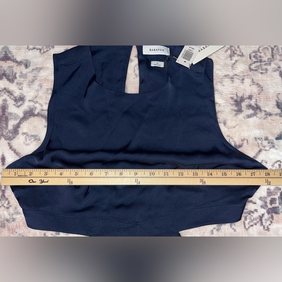 Aritzia Babaton Cella Satin Cutout Dress Satin fit-and-flare maxi dress MED NWT - Picture 7 of 9